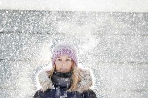 Tentative de record du monde de vitesse sur neige en VTT