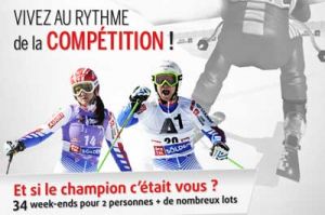 Tentative de record du monde de vitesse sur neige en VTT