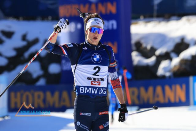 Eric Perrot s'impose lors de la poursuite d'Hochfilzen en biathlon