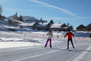 Ski de fond - Claudel sur la 2eme marche