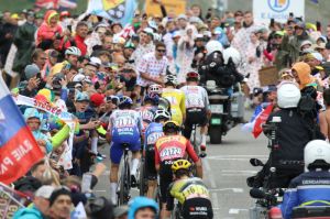 Tour de France à Courchevel - Ben au Sommet