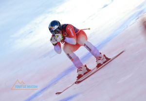 Chute de Federica Brignone lors des Championnats italiens de ski alpin