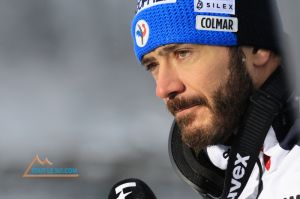 Chute de Federica Brignone lors des Championnats italiens de ski alpin