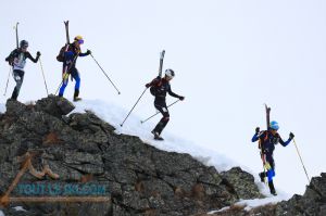 Finale de la coupe du monde de ski alpinisme à Flaine